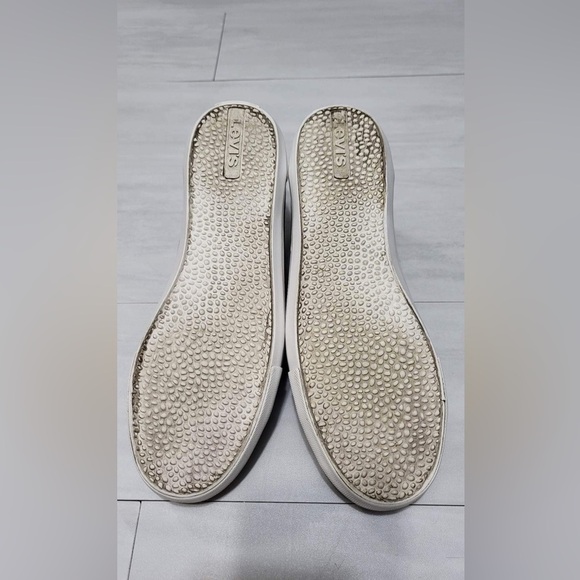 Levi’s Strauss & Co. Black Leather Men’s Causal Sneaker Shoe - Picture 3 of 11